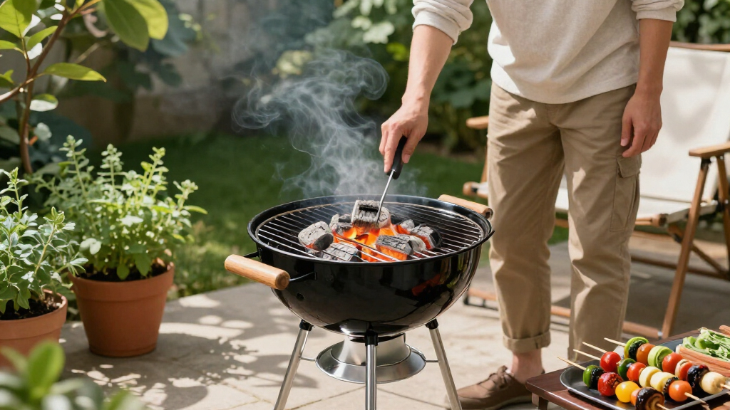 portable charcoal grill