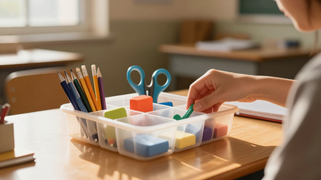 school supplies organizers
