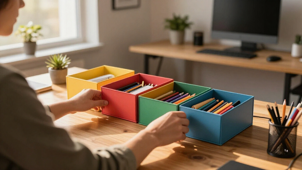 desk organization and storage solutions