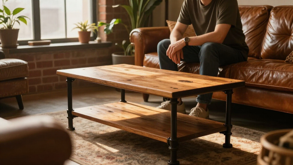 industrial style coffee tables