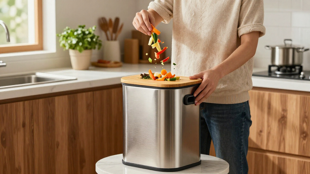 kitchen compost bins