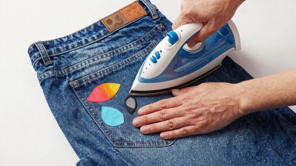 ironon patches denim repair