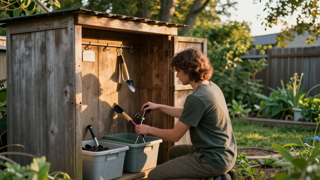 storage shed for tools