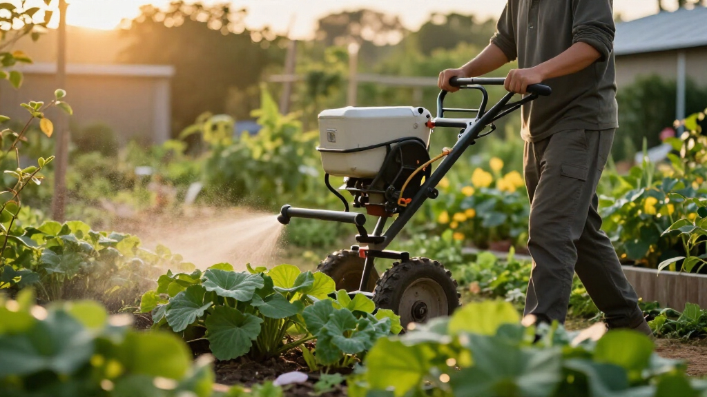 best skid sprayer for UTV garden work