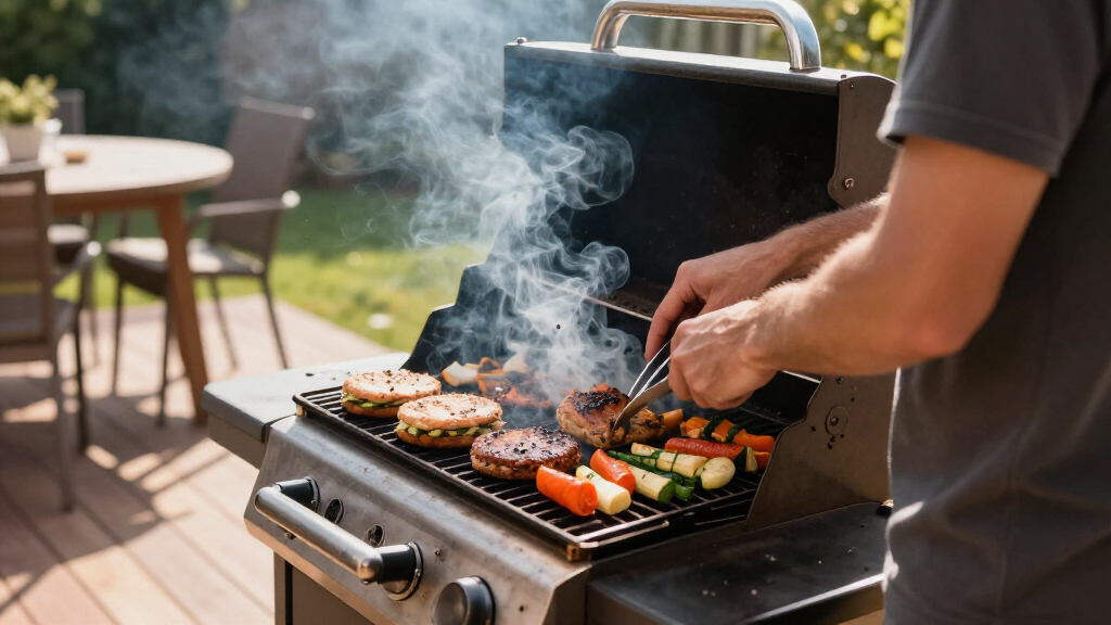 outdoor gas grill