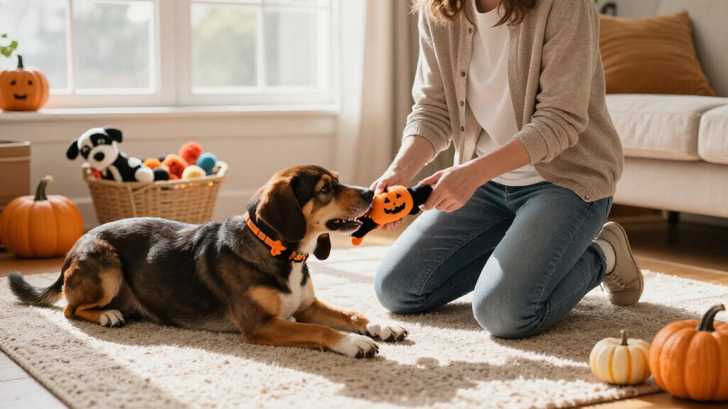 Halloween dog toys
