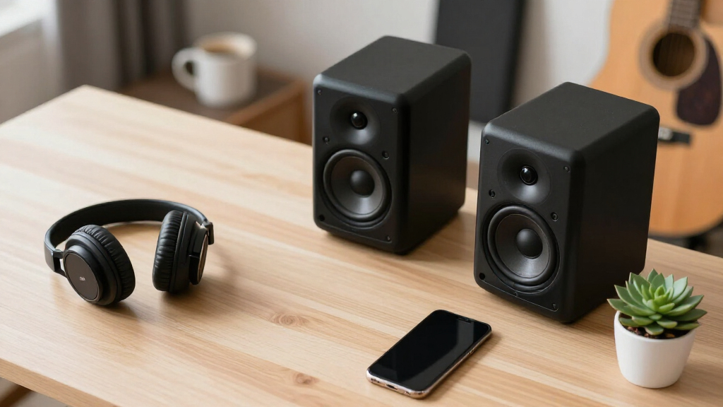 studio monitor speakers pair