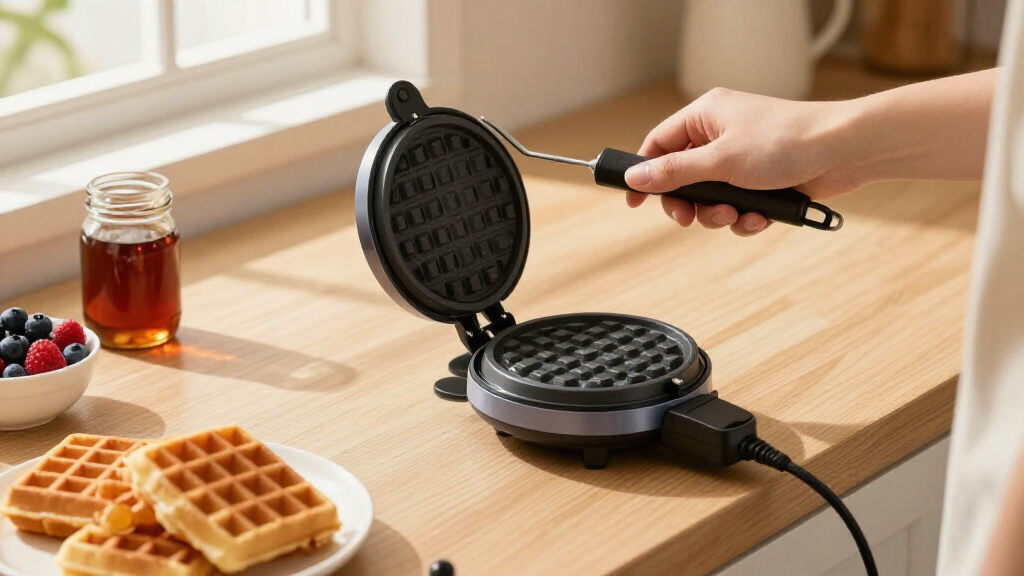 comparison electric vs manual waffle cutters
