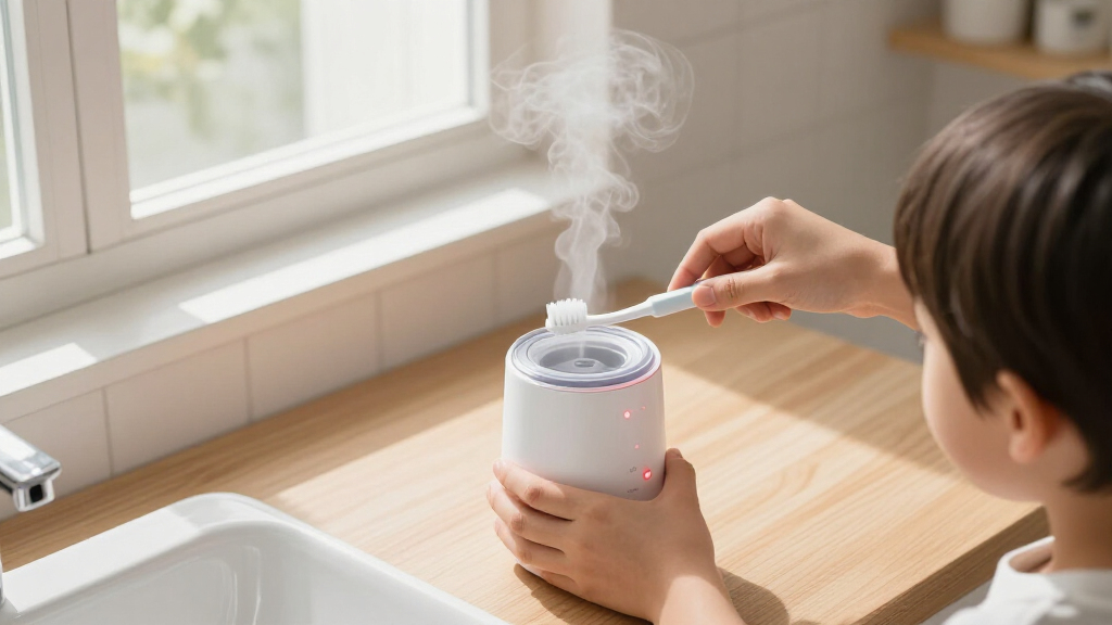 premium toothbrush sanitizers with heat drying