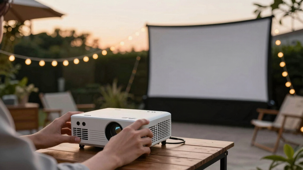 outdoor movie projectors