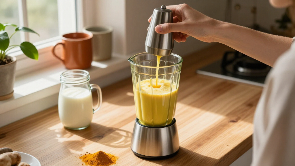 frothing blenders for golden milk