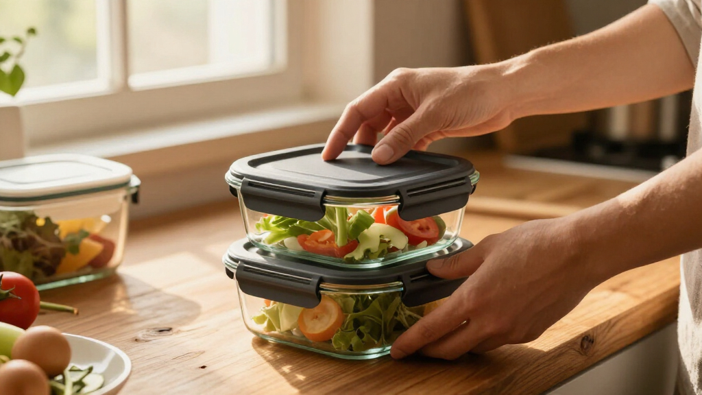 food storage containers with locking lids