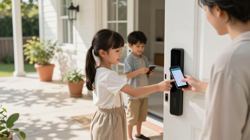 smart lock for front door with app control
