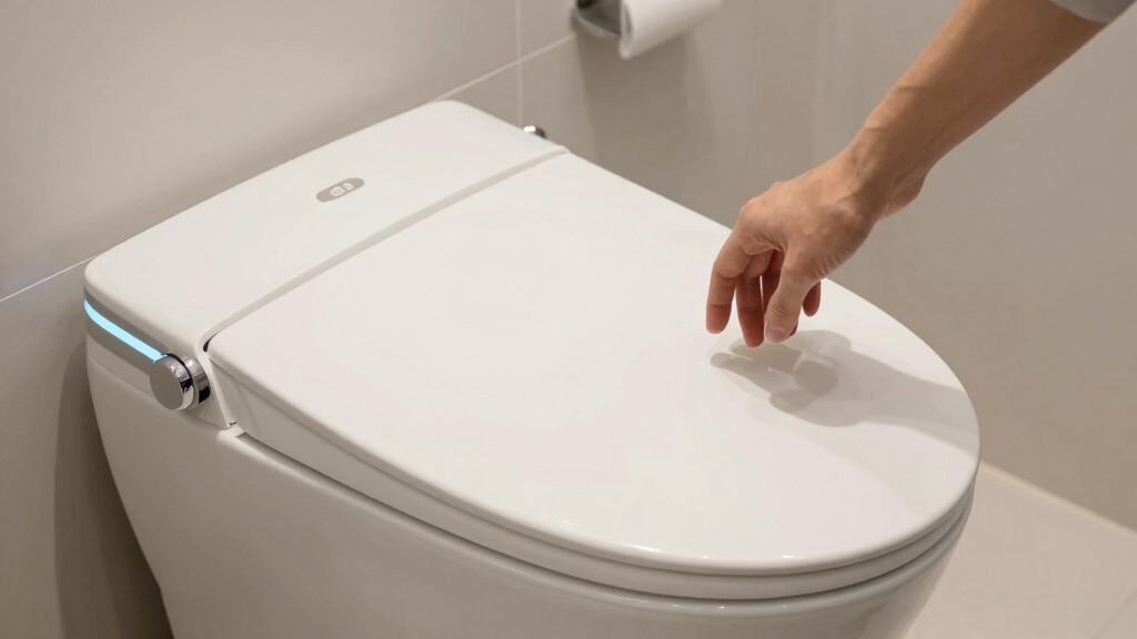 smart toilet with automatic flush