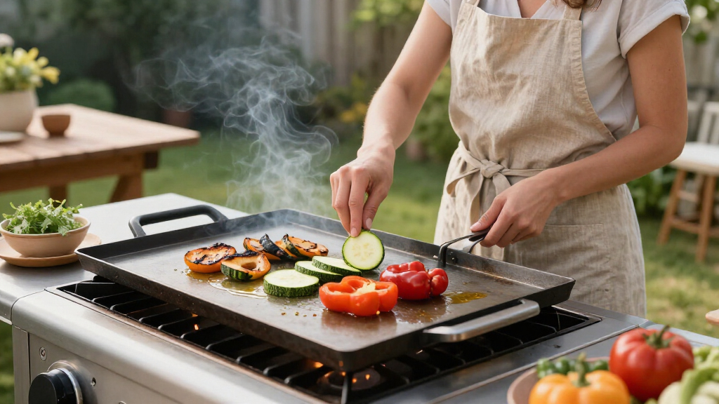 plancha griddle insert for gas grill