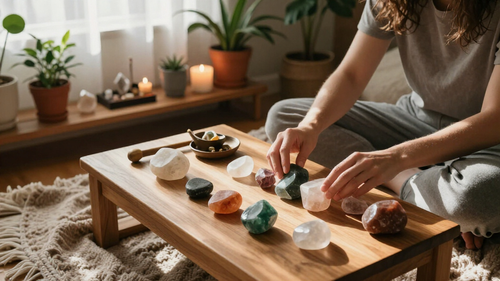 crystal healing meditation kits
