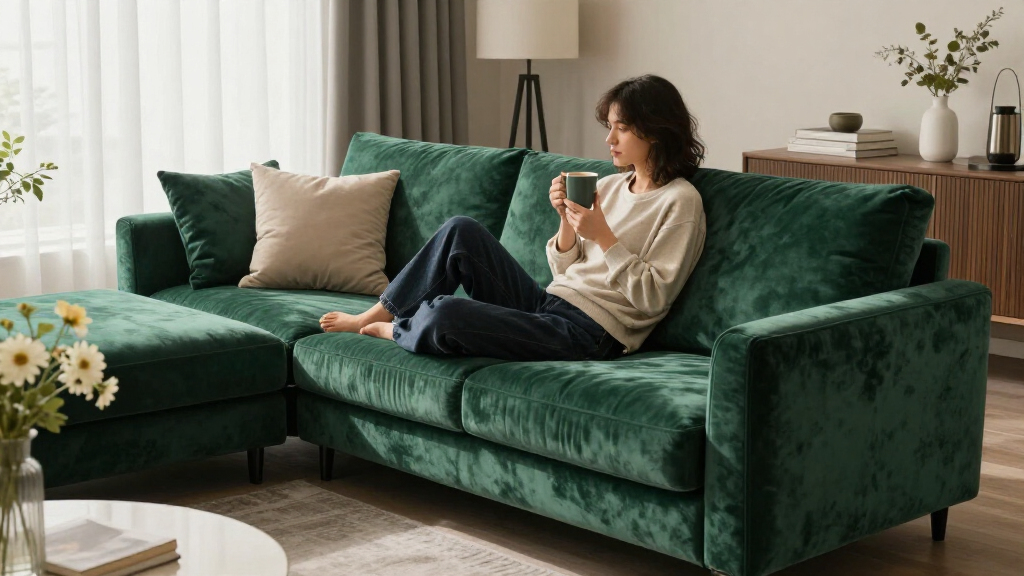 best velvet sectionals for stylish living rooms