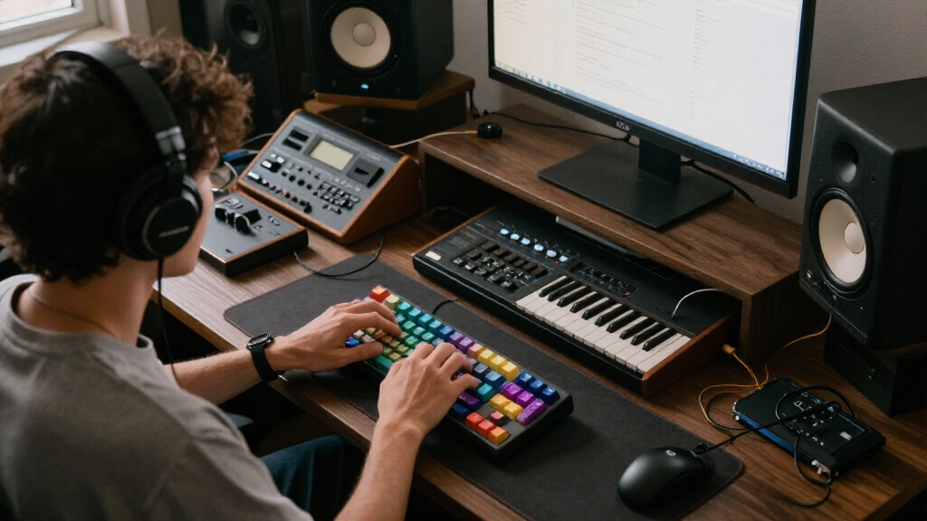 computer keyboard for music production