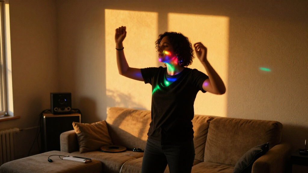 rgb tube lights for music video aesthetics