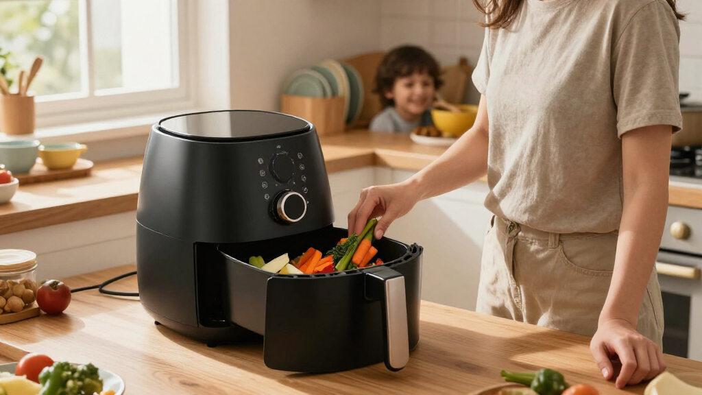 best family-sized air fryer for single-parent meal prep