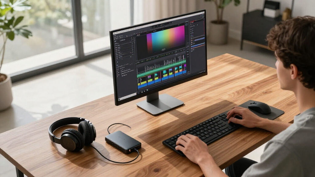 accessories for video editing desks
