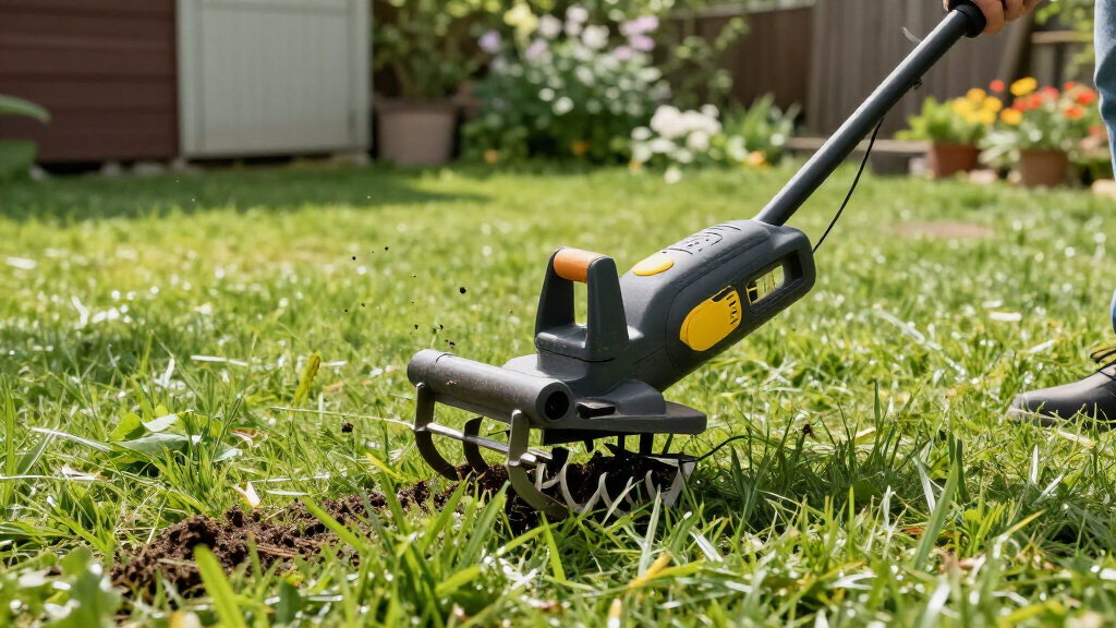best dethatcher scarifier electric for lawns