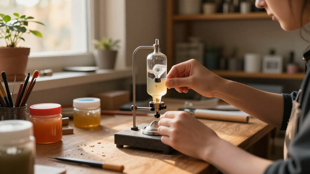 vacuum chamber for resin