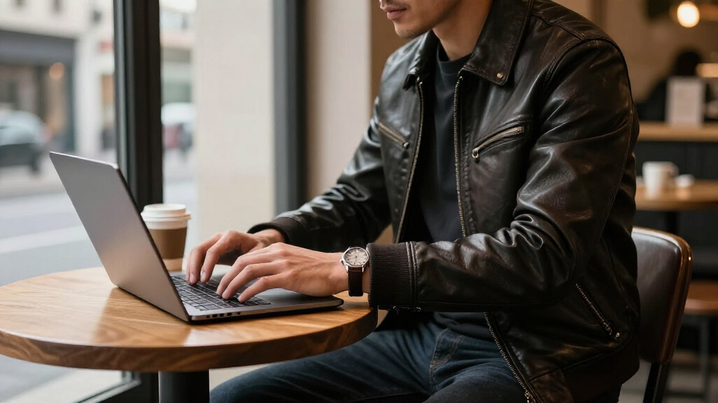 stylish men's leather watches