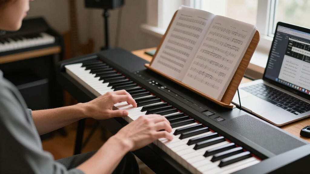 digital piano keyboards