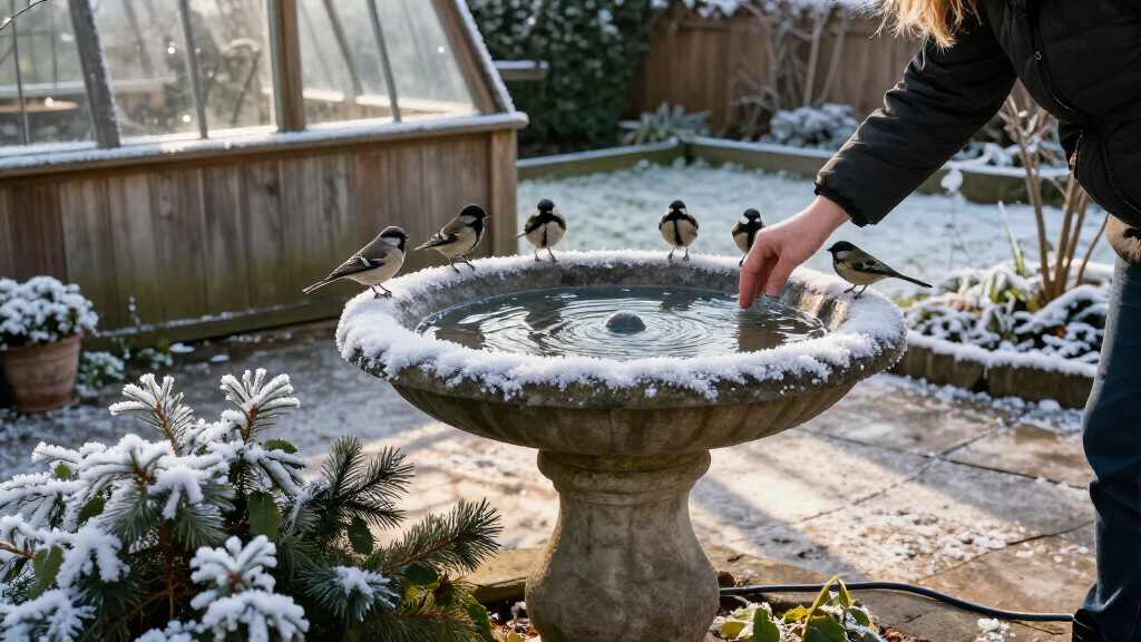 heated bird baths