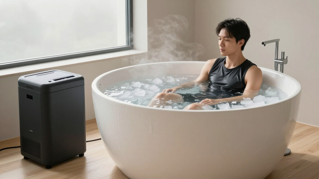 premium portable ice bath tub with chiller