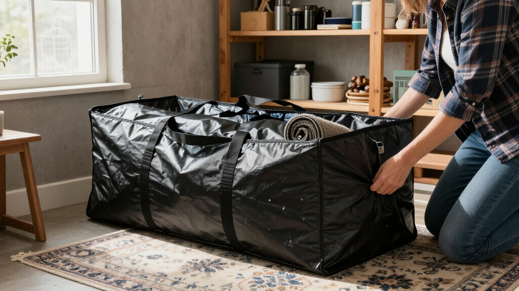 heavy duty rug storage bag climate safe