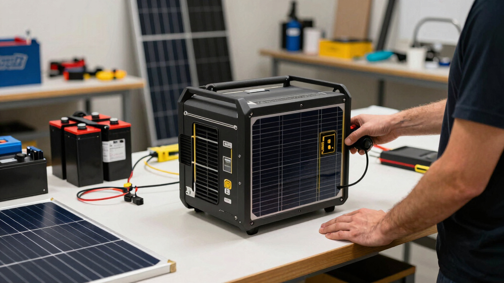 solar-powered backup generators