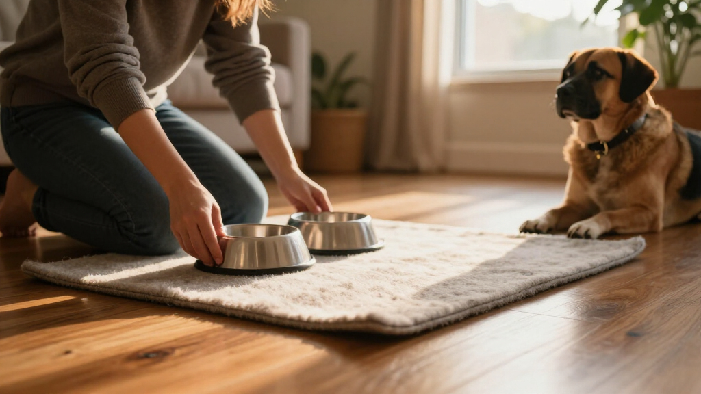 wool felt floor protector pets