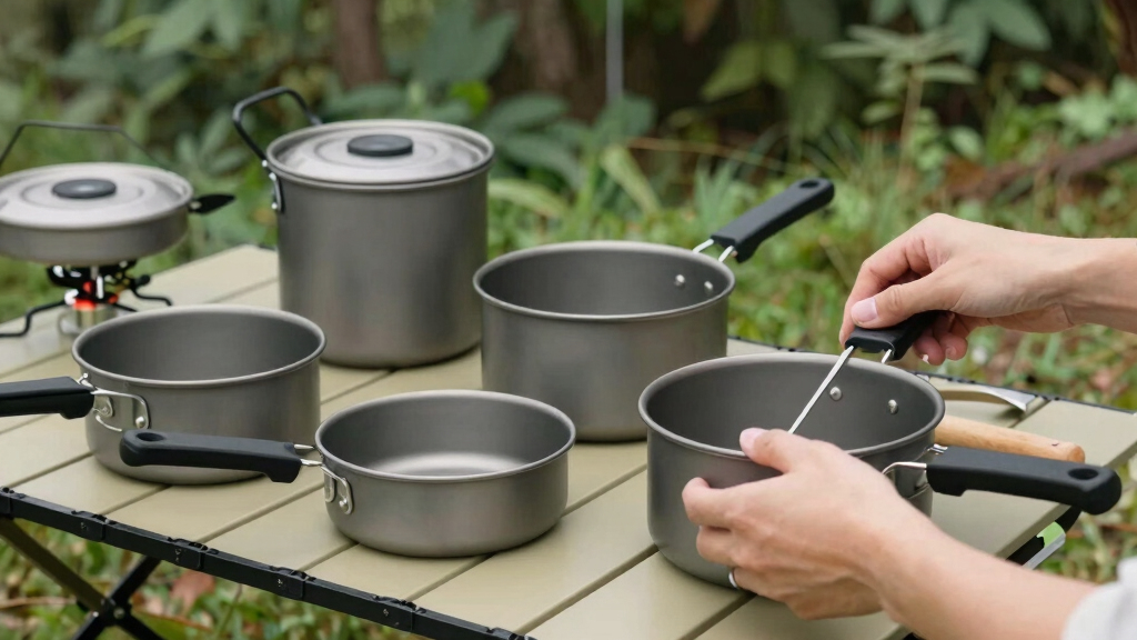 compact camping cookware sets