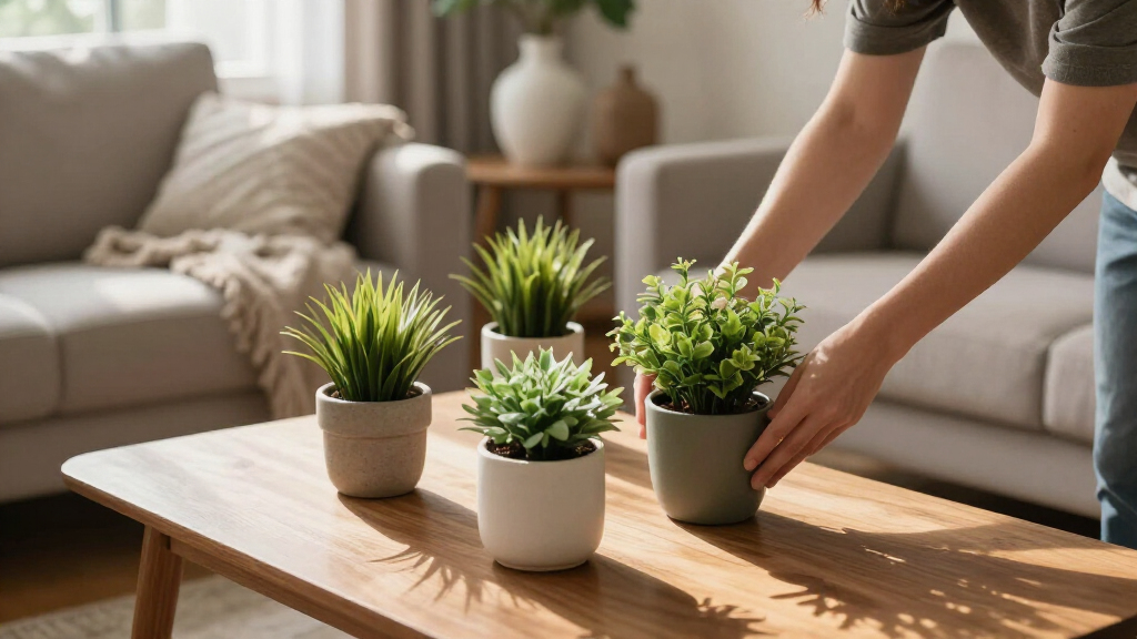 artificial potted plants