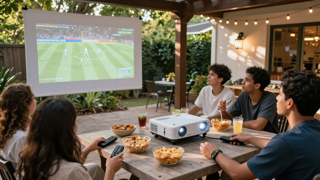 best projector for multi sport watch parties
