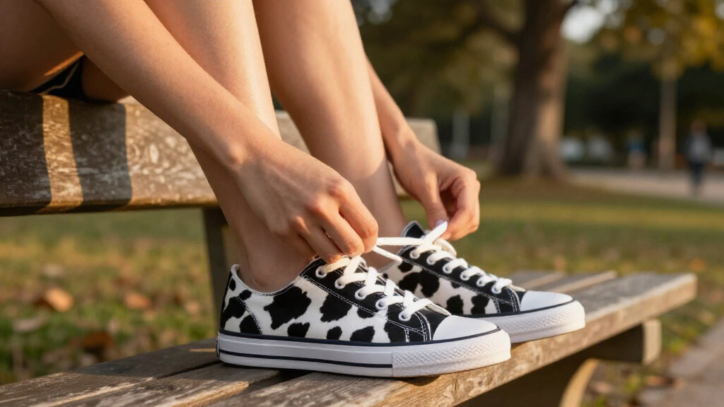 best cow print sneakers