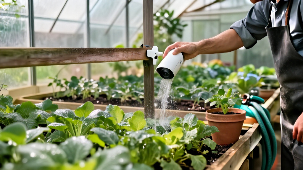 indoor security camera with pan tilt