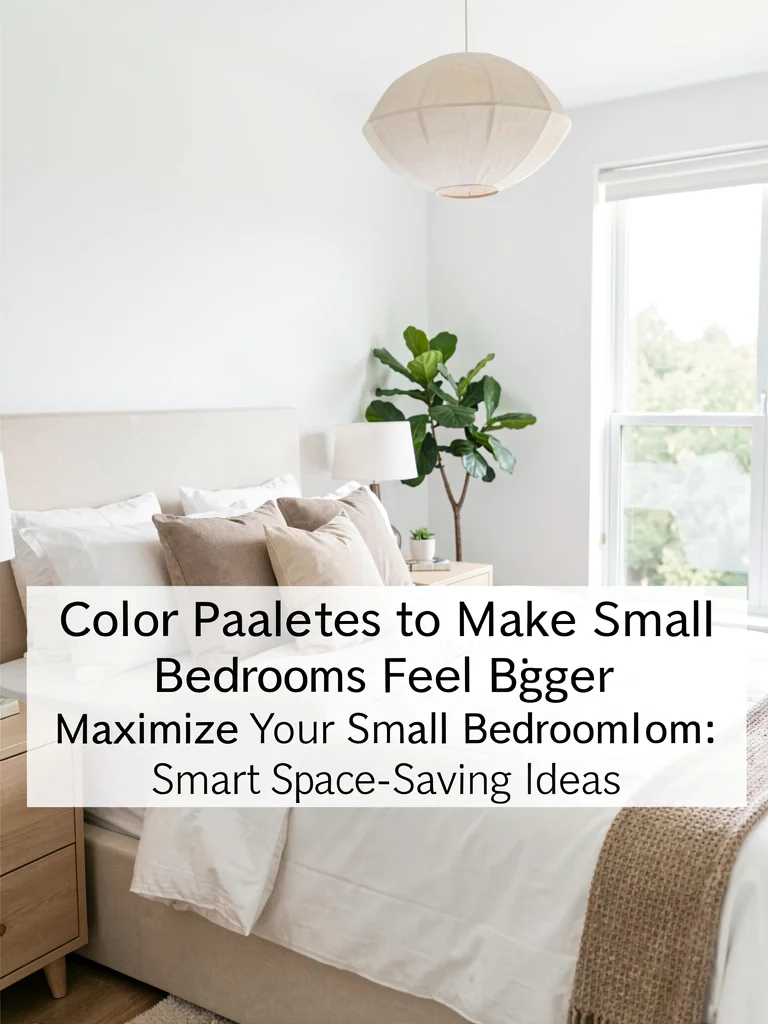Color Palettes to Make Small Bedrooms Feel Bigger — Maximize Your Small Bedroom: Smart Space-Saving Ideas