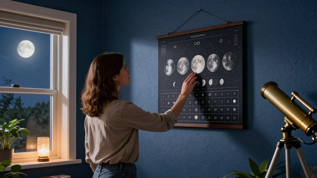 moon phase wall calendars