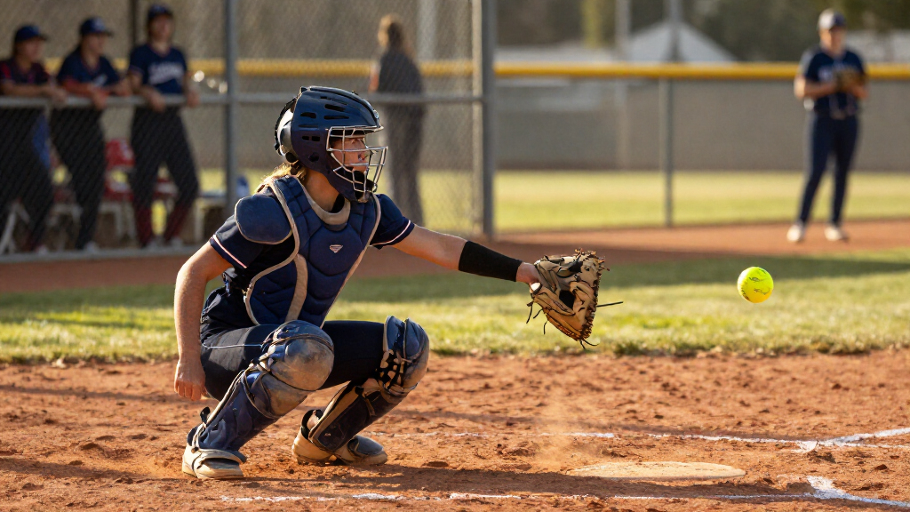 softball catcher protective gear