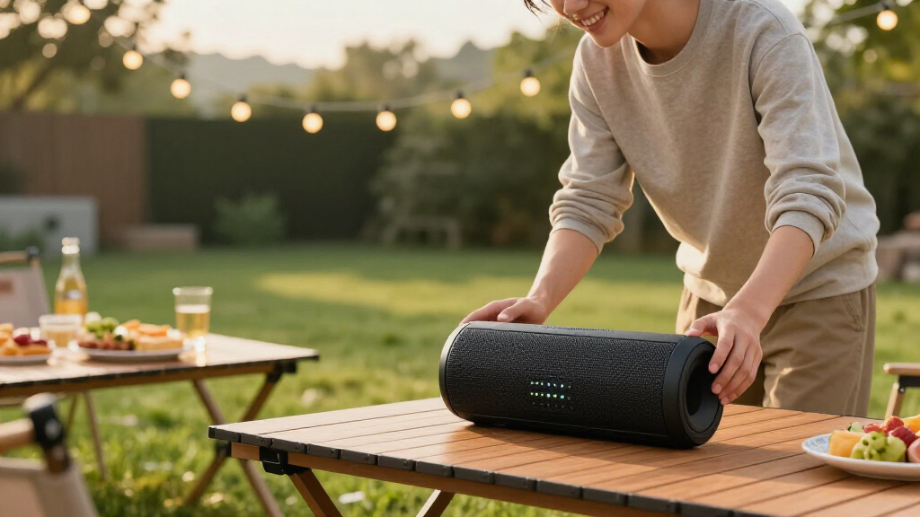 smart outdoor tailgate speakers