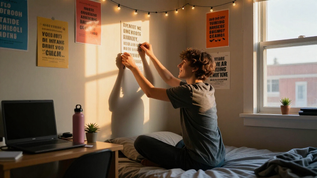 motivational dorm room decor