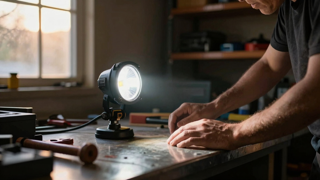 rechargeable led work light high lumen