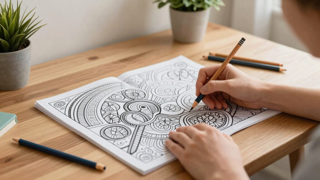 stress relief adult coloring books