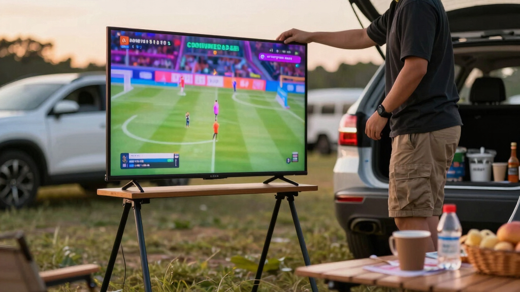 top rated outdoor smart tv for tailgates