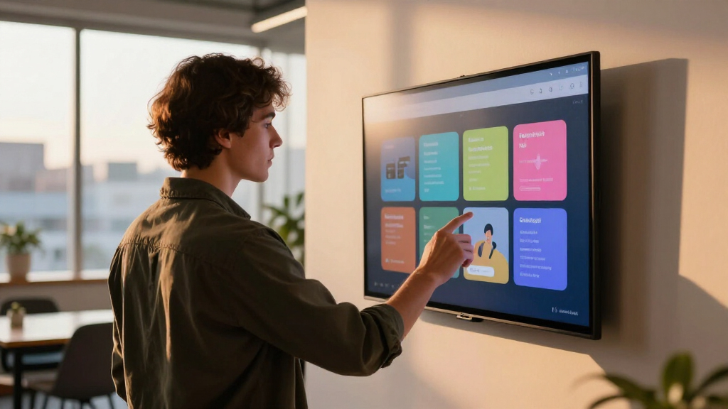 best large format touchscreen display