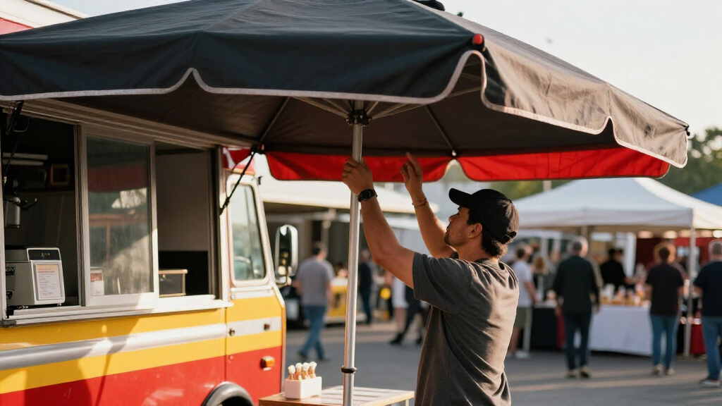 best wind resistant canopy for food truck events