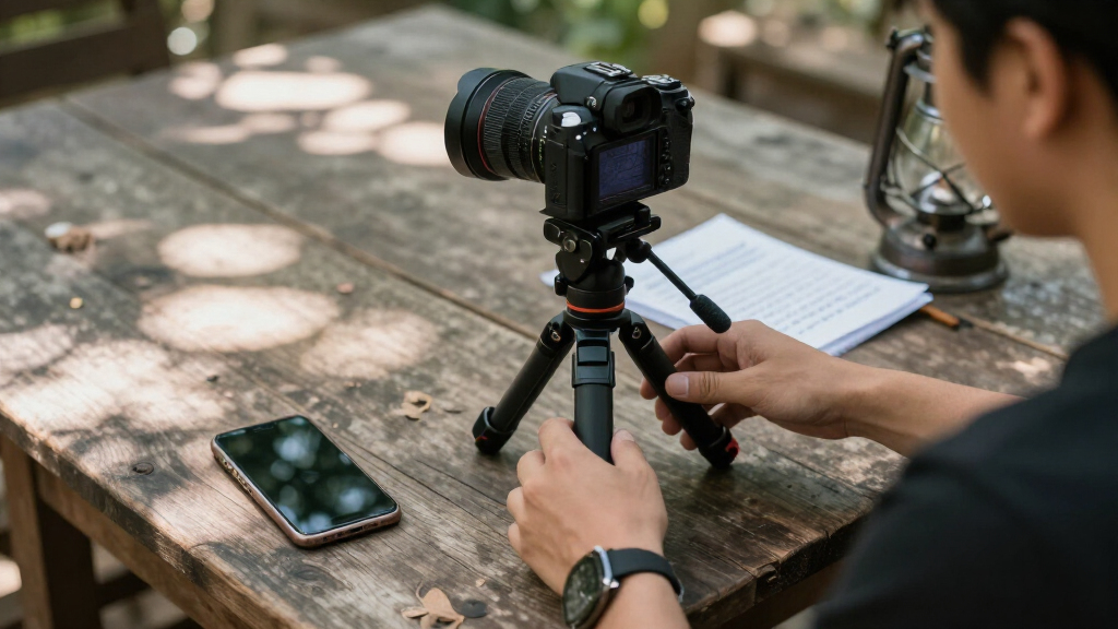 portable tripods for documentary vlogs